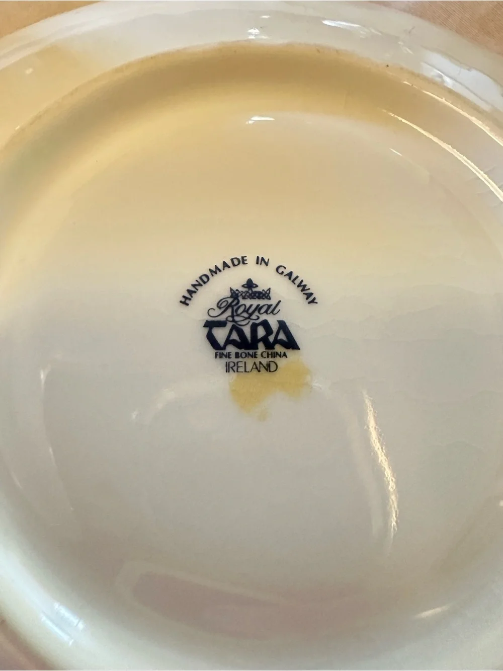 Vintage Royal Tara Galway Ireland Shamrock Trellis Tea Cup Saucer Set